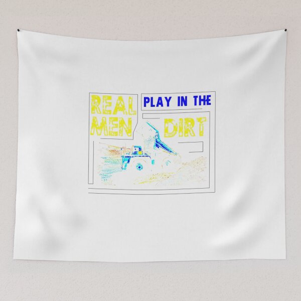 Item preview, Men play in Dirt Design for a Trucker Backhoe Loader designed and sold by sebastian3210.