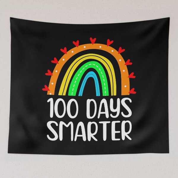 Item preview, 100 Days Smarter Rainbow Teacher Student 100th Day Of School designed and sold by NevaehRey.