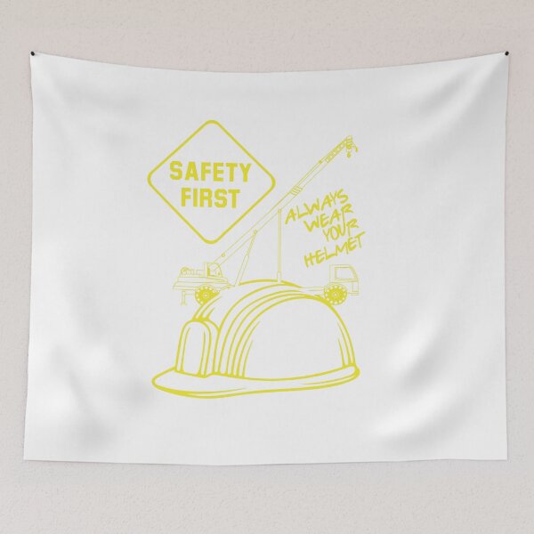 Item preview, Always wear a Helmet Design for a Trucker Backhoe Loader designed and sold by sebastian3210.