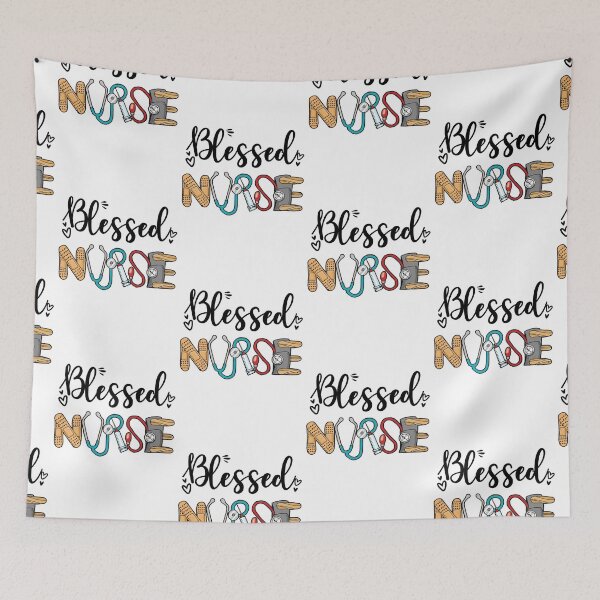 Item preview, Blessed Nurse Hand Drawing designed and sold by VickyCloset.