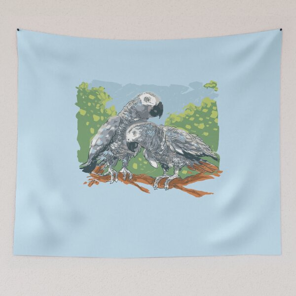 Item preview, gray parrot designed and sold by DerSenat.