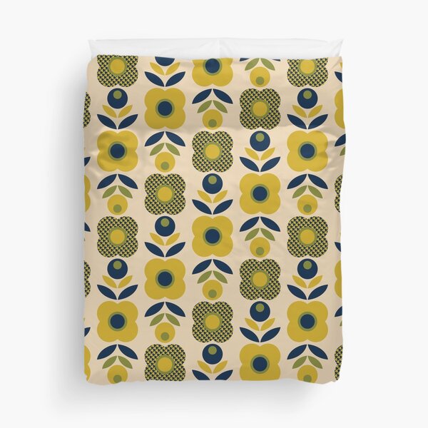 Item preview, Blomma, 1970s Groovy Retro Flower Seamless Pattern - Retro Styles designed and sold by BesanoStyle.