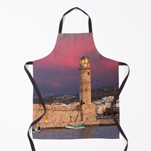 Item preview, The lighthouse of Rethimno & Psiloritis mountain designed and sold by Hercules Milas.