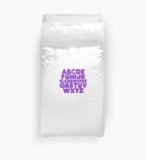 Elemenopee Alphabet Funny Duvet Cover