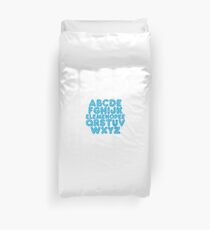 Elemenopee Alphabet Funny Duvet Cover