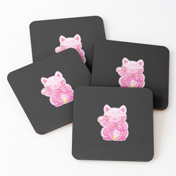 Item preview, Peach Soda Manekineko Sticker designed and sold by NilsBarthc.