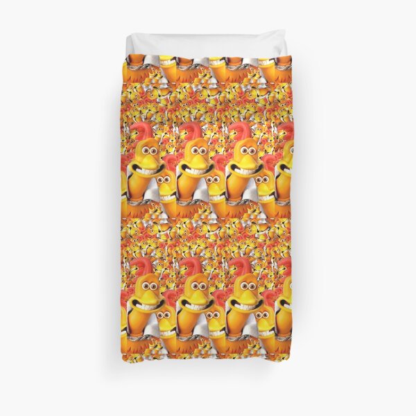 Rocky the Flying Rooster Duvet Cover