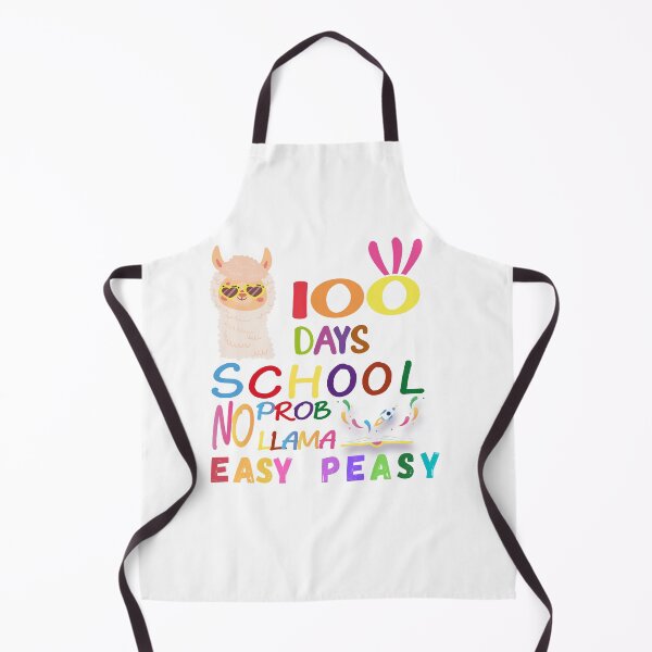 Item preview, 100 days of school no problem Llama kids designed and sold by SamXDesigns.