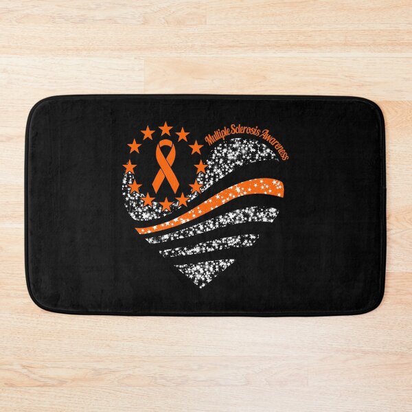 Item preview, Multiple Sclerosis Awareness Heart Glitter designed and sold by Mnightsa.
