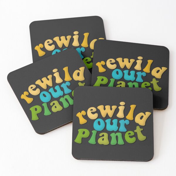 Item preview, Rewild Our Planet Environmental Advocacy Rewilding Retro Green designed and sold by cashewdays.