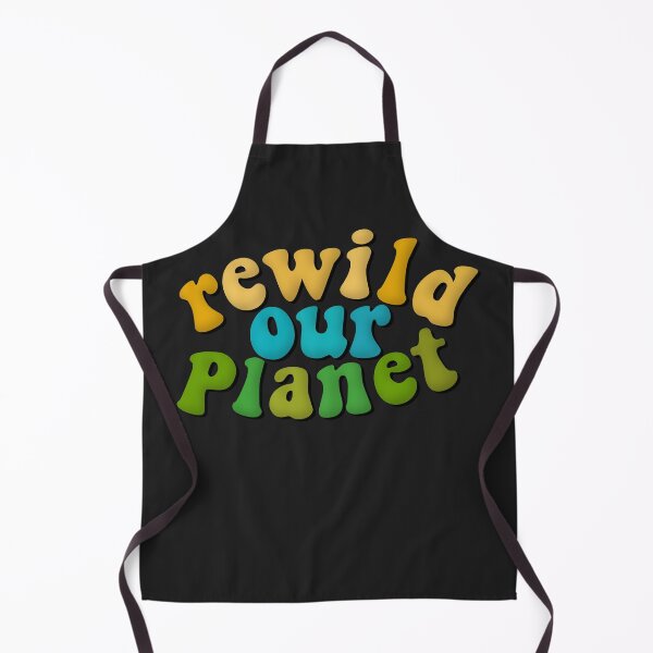 Aperçu de l'œuvre Rewild Our Planet Environmental Advocacy Rewilding Retro Green créée et vendue par cashewdays.