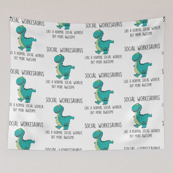 Item preview, Awesome Social Workersaurus designed and sold by Mnightsa.