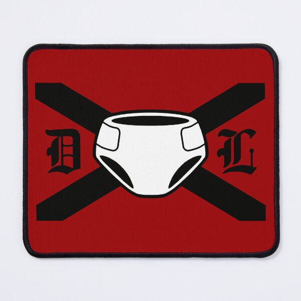 Item preview, BLACK DIAPER LOVER FLAG designed and sold by Mister Krinkles.