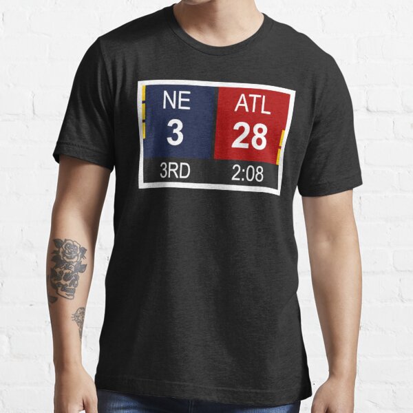 patriots falcons score t shirt