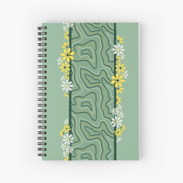 Details about   Floral & Paisley Creative Simple Color Cover Double Ring Spiral Notebook 