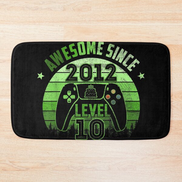 Item preview, 10 Year Old Birthday Unlocked Level 10 Awesome Since 2012 Funny Level 10 Unlocked Awesome Since 2012 Gaming Lover designed and sold by lukelarkind.