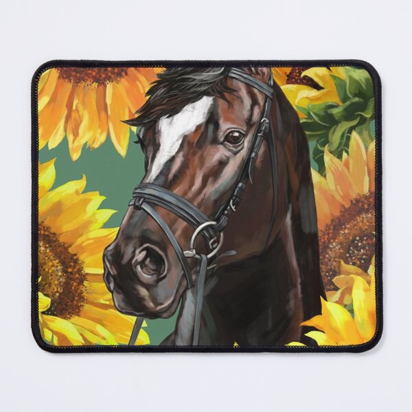 Item preview, Horse Sunflower Floral designed and sold by Mnightsa.