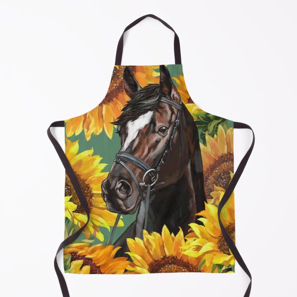 Item preview, Horse Sunflower Floral designed and sold by Mnightsa.