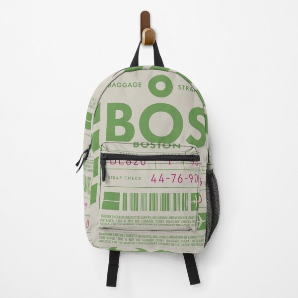 Item preview, Luggage Tag D - BOS Boston USA poster designed and sold by mamouyhosi.