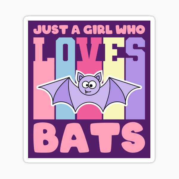 Item preview, Juste une fille qui aime les chauves-souris designed and sold by TashaVector.