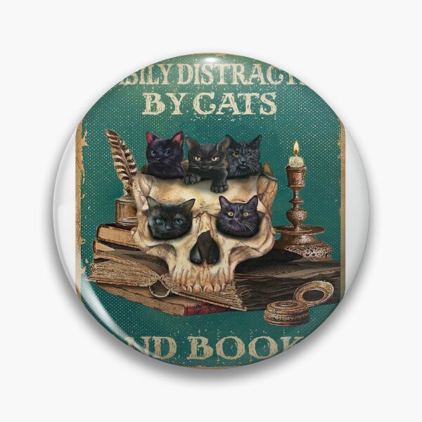 Item preview, Easily Distracted By Cats And Books designed and sold by Chapman88.