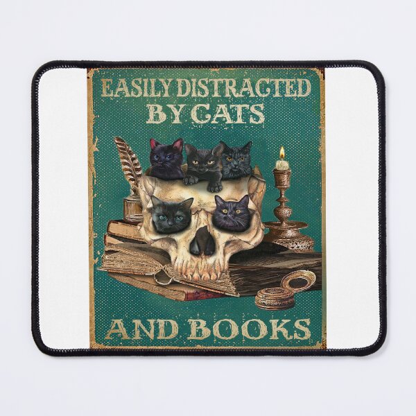 Item preview, Easily Distracted By Cats And Books designed and sold by Chapman88.