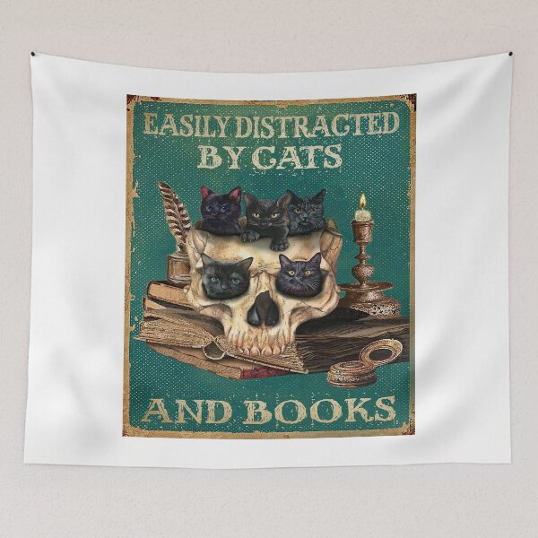 Item preview, Easily Distracted By Cats And Books designed and sold by Chapman88.