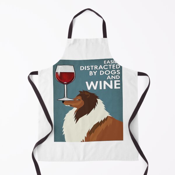 Item preview, Easily Distracted By Dogs And Wine designed and sold by Chapman88.