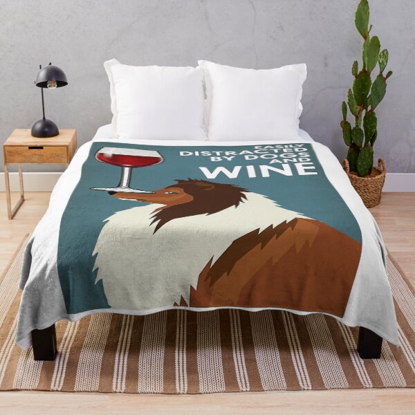 Item preview, Easily Distracted By Dogs And Wine designed and sold by Chapman88.