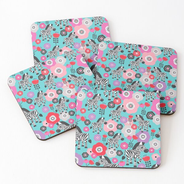 Item preview, Colorful Zebra Floral  designed and sold by Mnightsa.