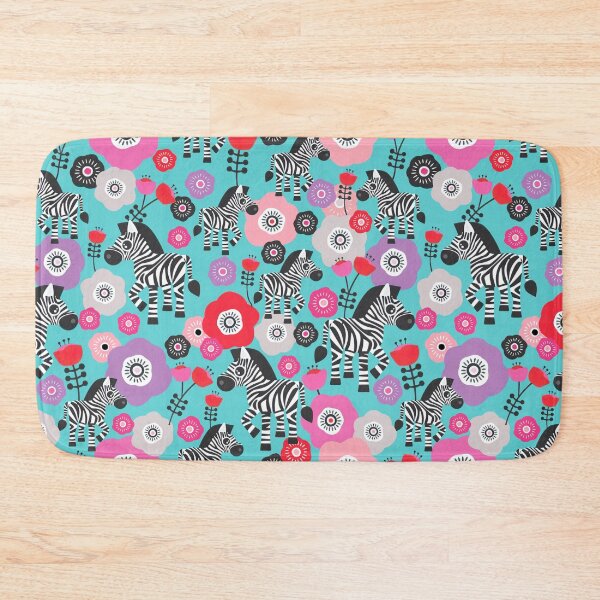 Item preview, Colorful Zebra Floral  designed and sold by Mnightsa.