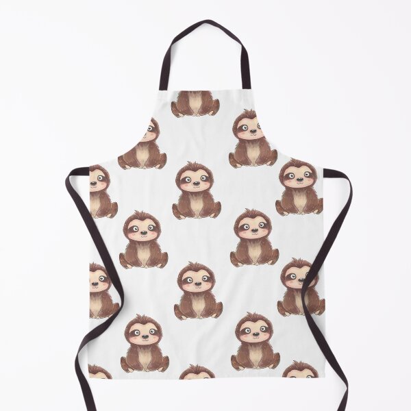 Item preview, Cute Sloth Drawing Pattern designed and sold by Mnightsa.