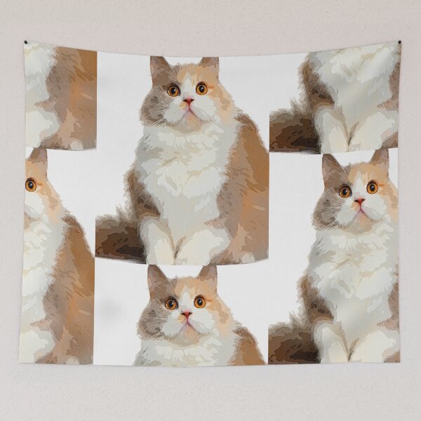 Artikelvorschau, Flauschige Katze СFarbdruck entworfen und verkauft von artdragongift 15.