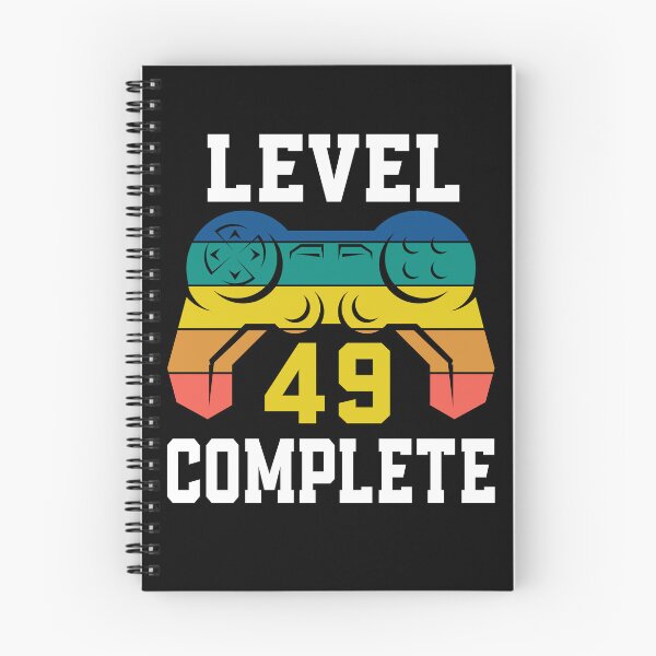 Item preview, Level 49 Complete, Retro Video Gamer 49th Birthday designed and sold by Fabvity.