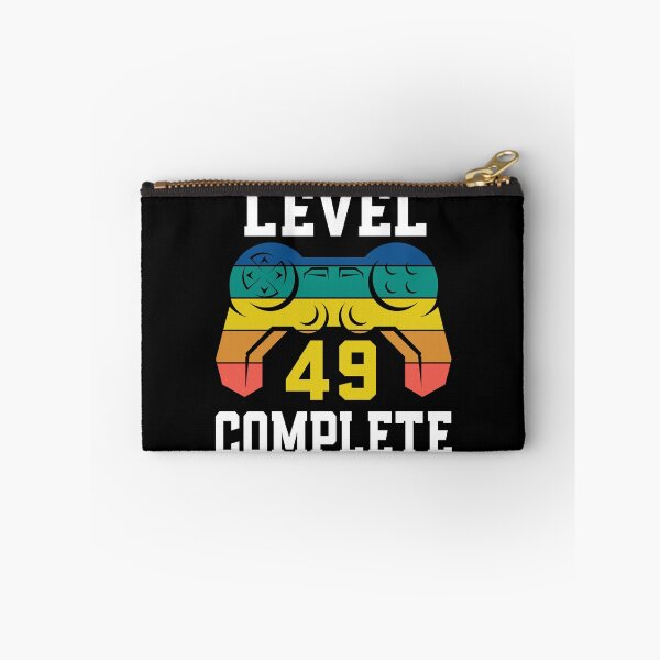 Item preview, Level 49 Complete, Retro Video Gamer 49th Birthday designed and sold by Fabvity.