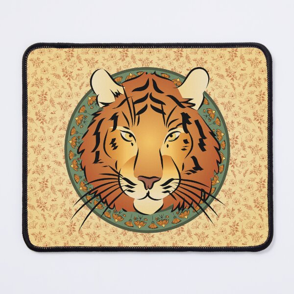 Item preview, Tiger - Art Nouveau style animal illustration designed and sold by FunnyChameleon.