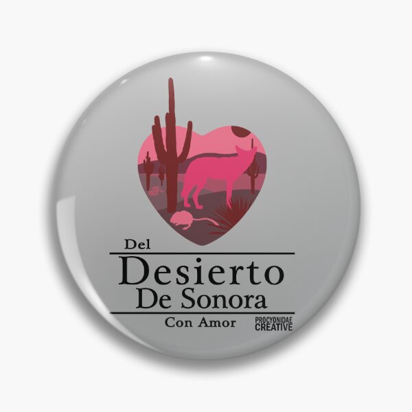 Item preview, Del Desierto de Sonora con Amor I designed and sold by Procyonidae Creative.