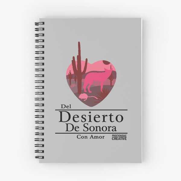 Item preview, Del Desierto de Sonora con Amor I designed and sold by Procyonidae Creative.
