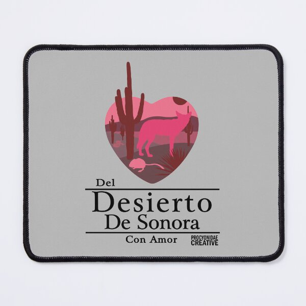 Item preview, Del Desierto de Sonora con Amor I designed and sold by Procyonidae Creative.