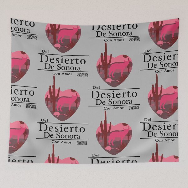 Item preview, Del Desierto de Sonora con Amor I designed and sold by Procyonidae Creative.