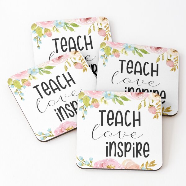 Item preview, teach love inspire flower designed and sold by Chapman88.