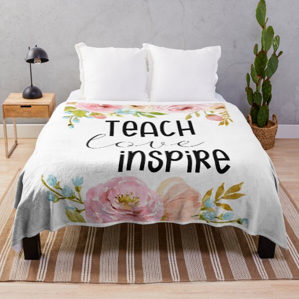 Item preview, teach love inspire flower designed and sold by Chapman88.