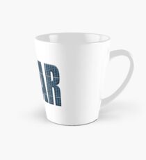 Solar energy photovoltaic panels with the word Solar Tall Mug