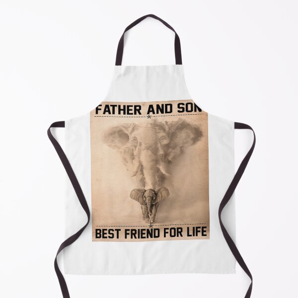 Item preview, Elephant Father and Son Best Friend for Life Canvas Poster designed and sold by Chapman88.