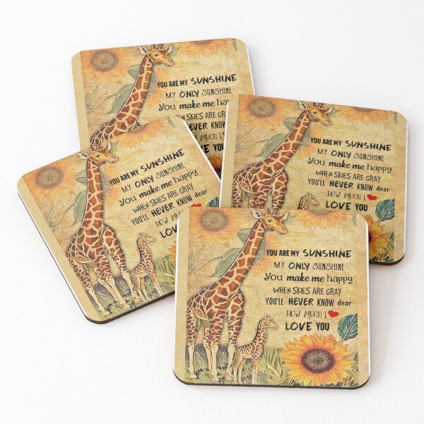 Item preview, Giraffe Sunshine Canvas Poster designed and sold by Chapman88.
