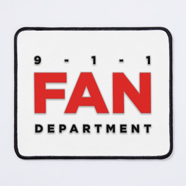 Item preview, 9-1-1 Fan Department Tote Bag or Mousepad designed and sold by pancakescats.