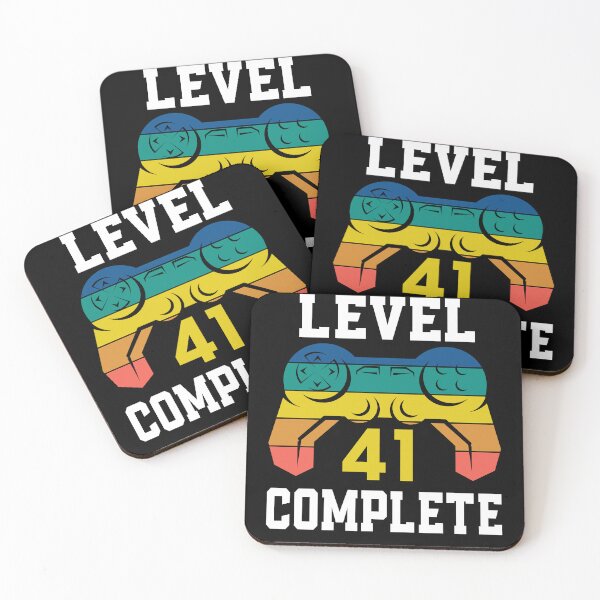 Item preview, Level 41 Complete, Retro Video Gamer 41st Birthday designed and sold by Fabvity.