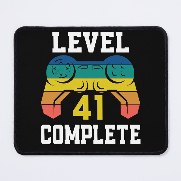 Item preview, Level 41 Complete, Retro Video Gamer 41st Birthday designed and sold by Fabvity.