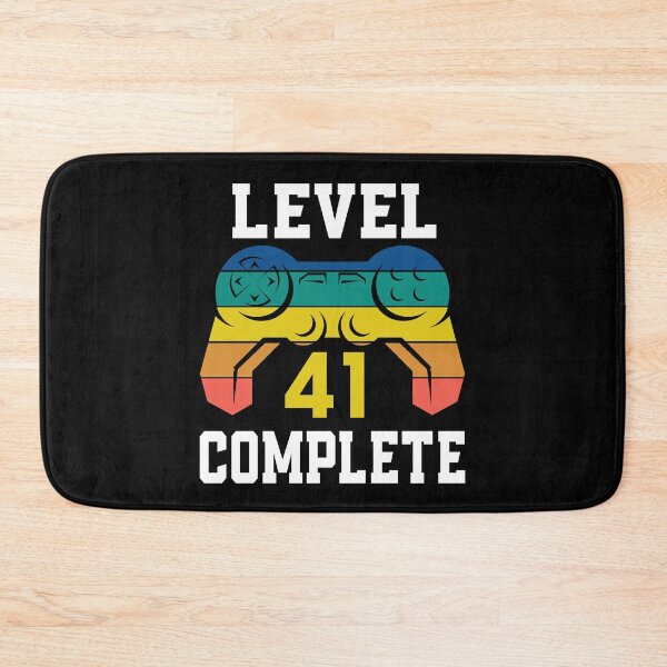 Item preview, Level 41 Complete, Retro Video Gamer 41st Birthday designed and sold by Fabvity.