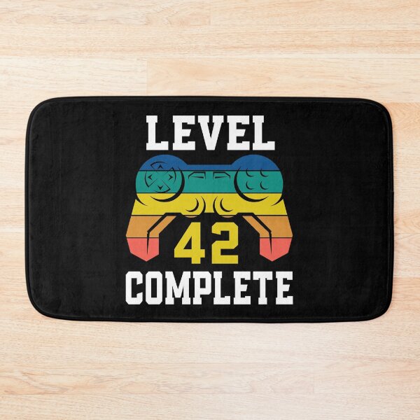 Item preview, Level 42 Complete, Retro Video Gamer 42nd Birthday designed and sold by Fabvity.